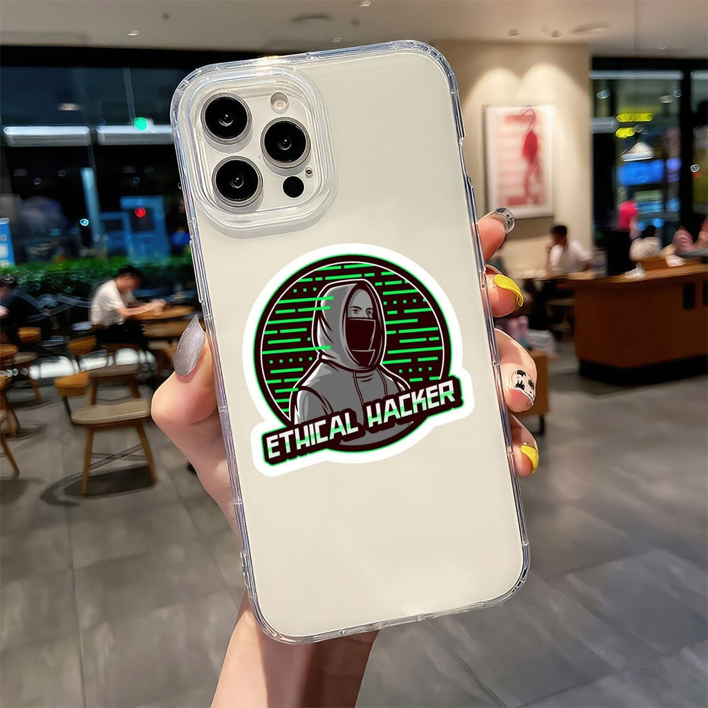 THE WHITE HAT GUARDIAN STICKER - stickyfunk premium stickers