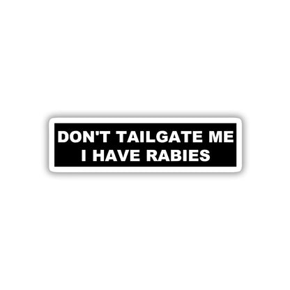 RABIES IS THE NEW AIRBAG STICKER - stickyfunk premium stickers