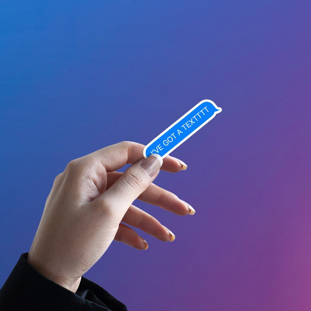 BREAKING NEWS TEXTED STICKER - stickyfunk premium stickers