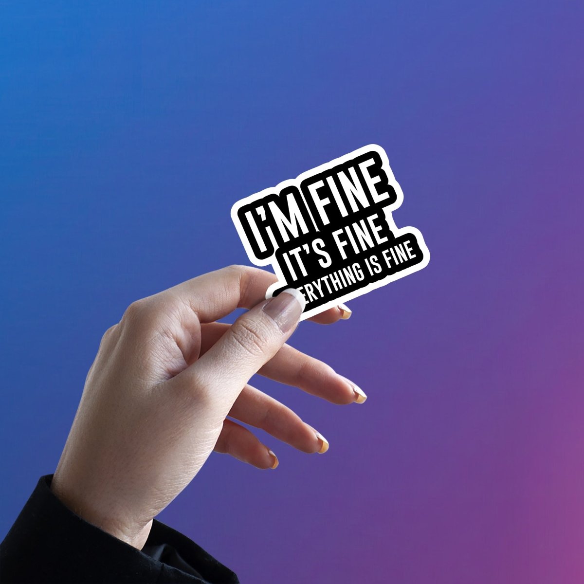 SARCASTIC POSITIVITY STICKER