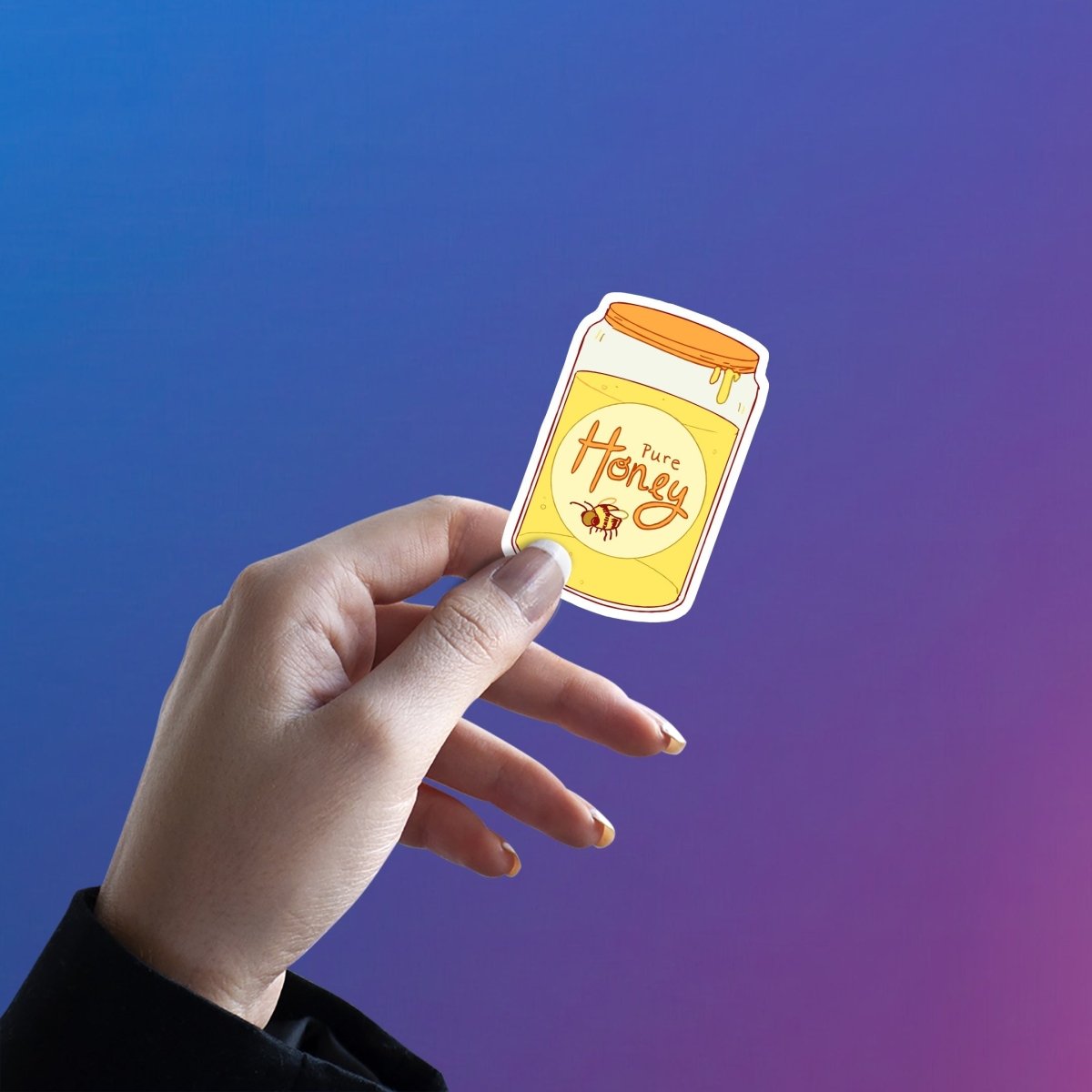 BEE - LIEVE IT'S PURE SUGAR STICKER - stickyfunk premium stickers