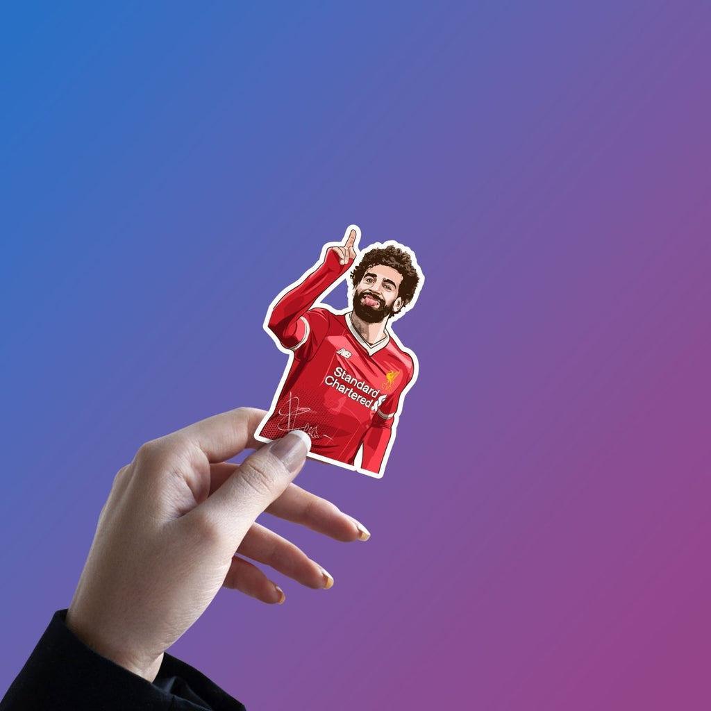 Mohamed Salah STICKER - stickyfunk premium stickers