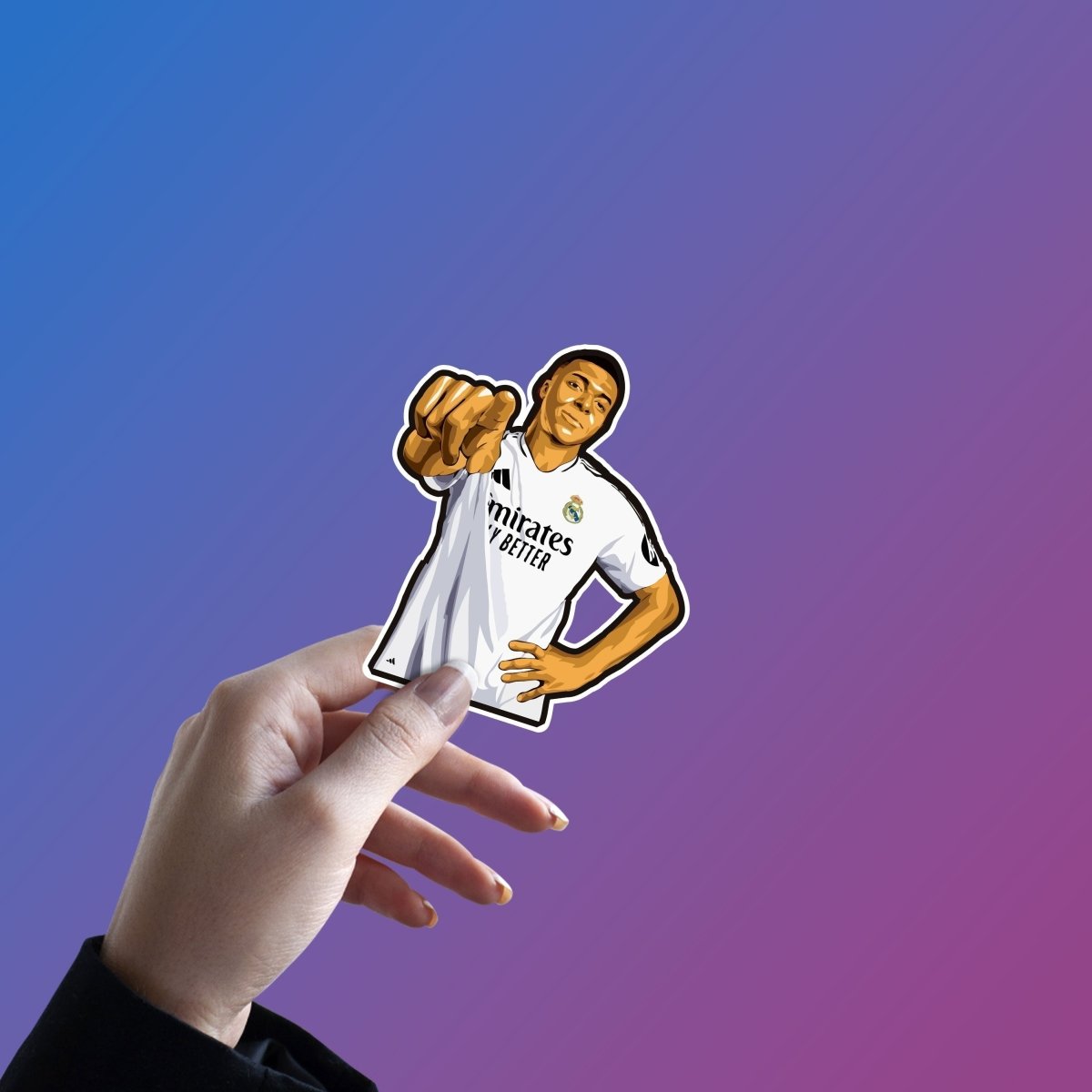 MBAPPE STICKER - 1 - stickyfunk premium stickers