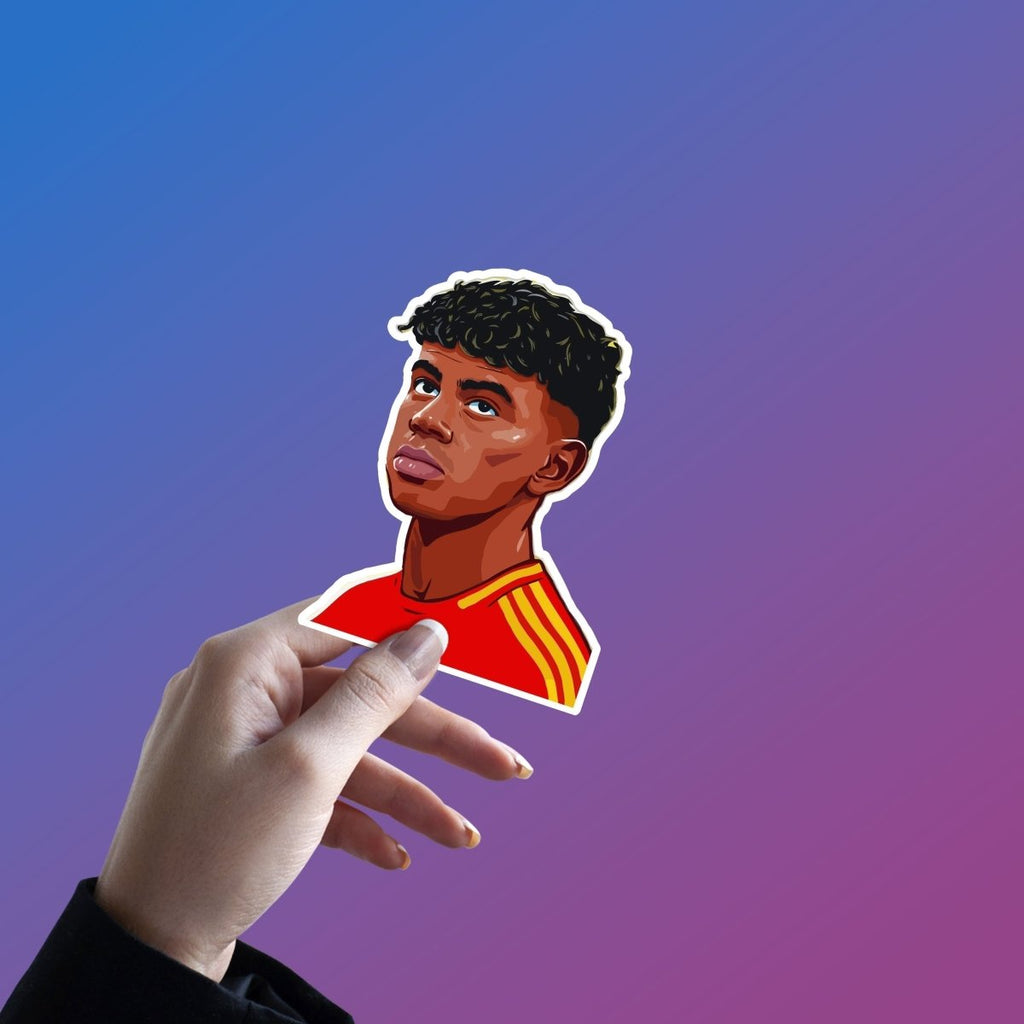 LAMINE YAMAL STICKER - 2 - stickyfunk premium stickers