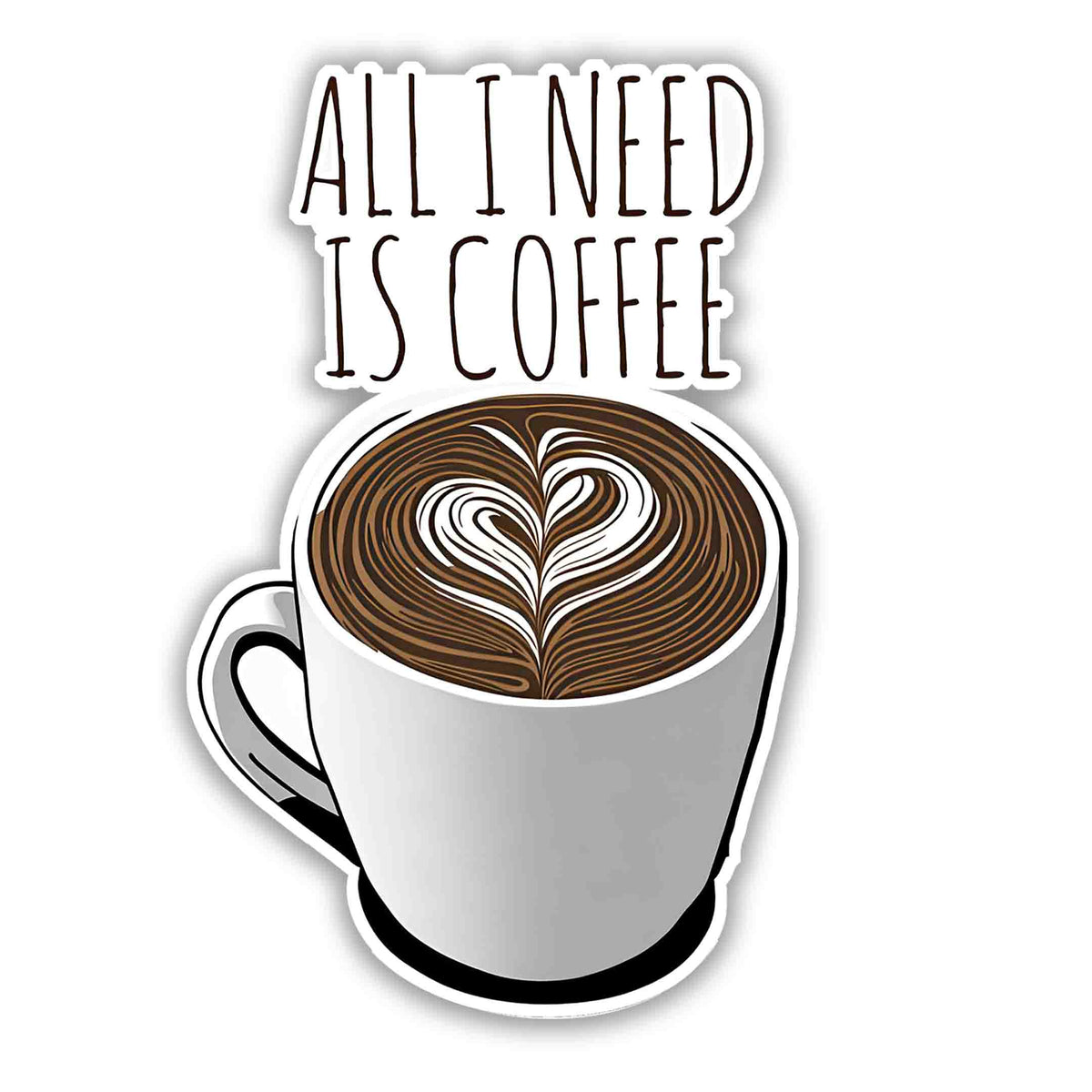 Powered By Coffee Sticker