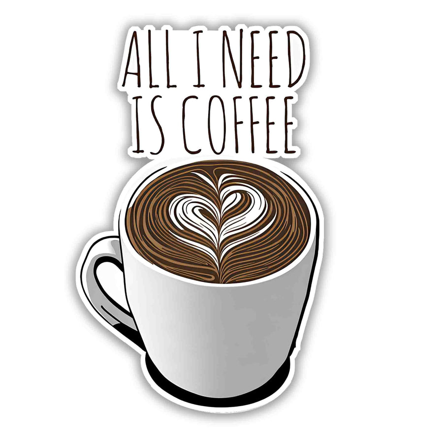 Powered By Coffee Sticker