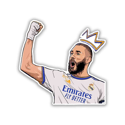BENZEMA STICKER - 3