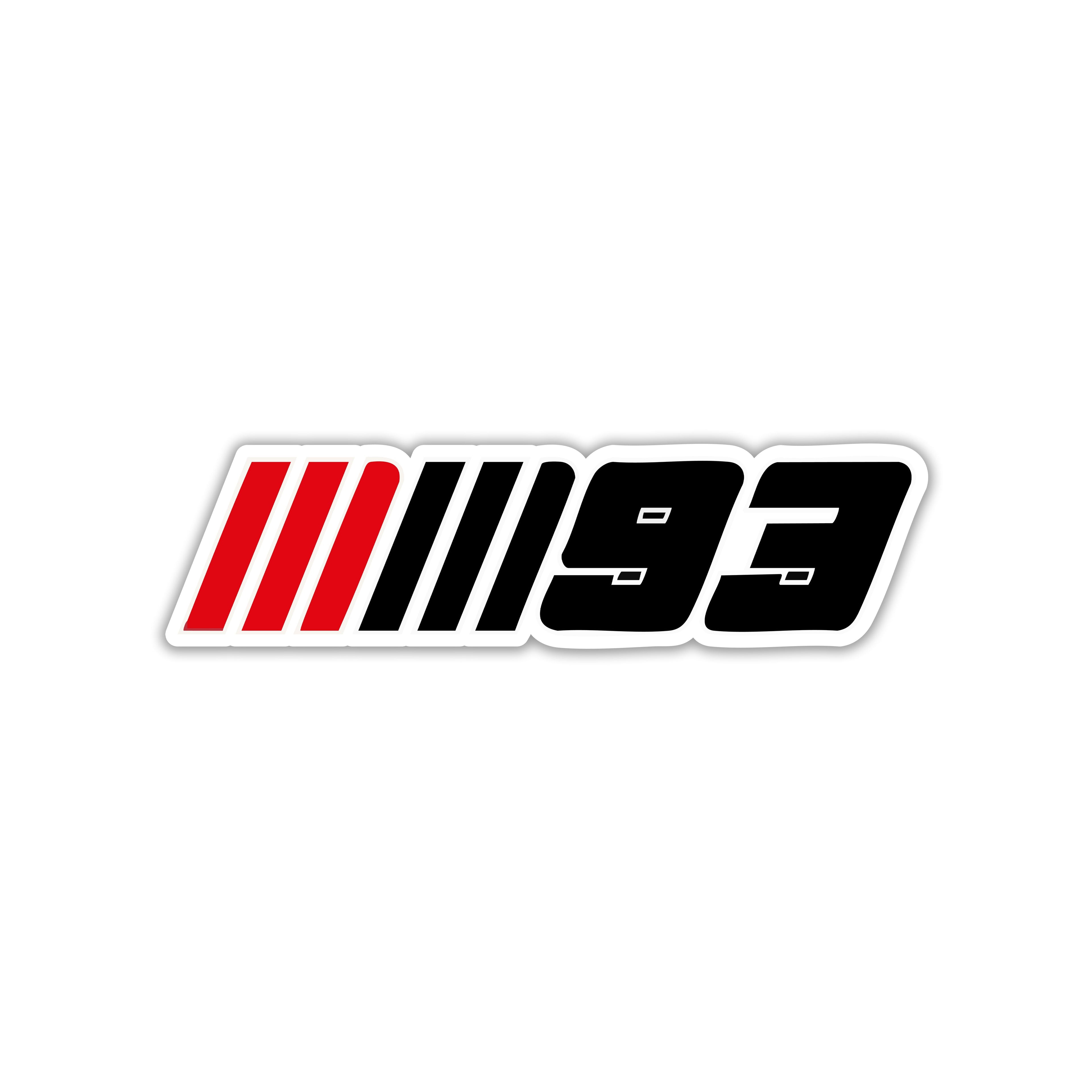 MARC MARQUEZ - OFFICIAL 93 BADGE STICKER