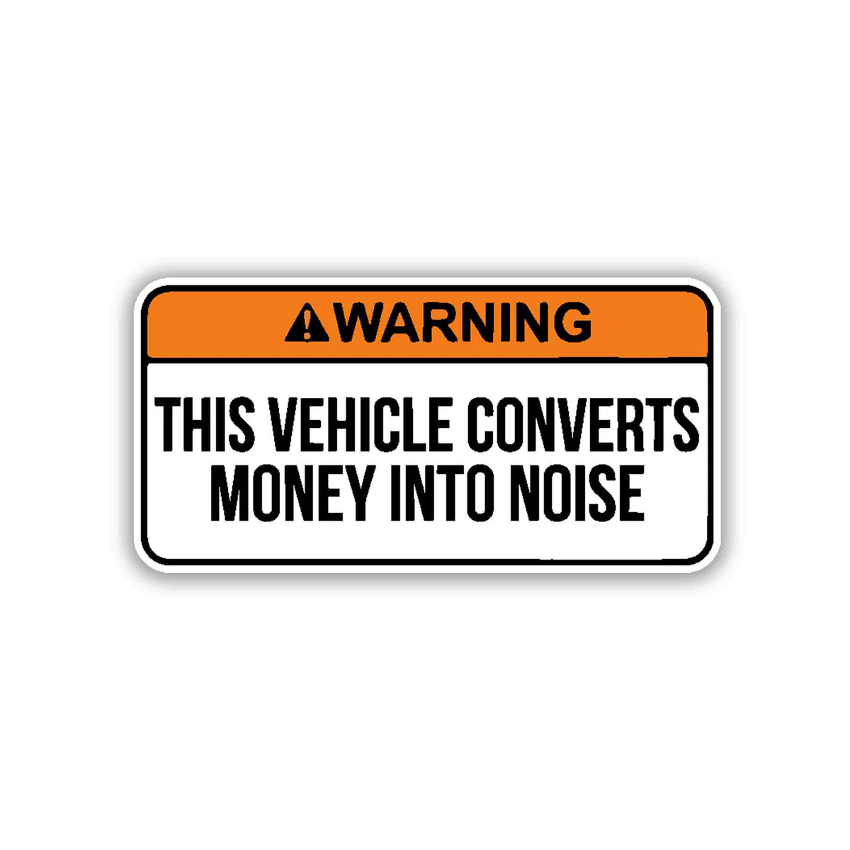 Money-to-Noise Machine Sticker