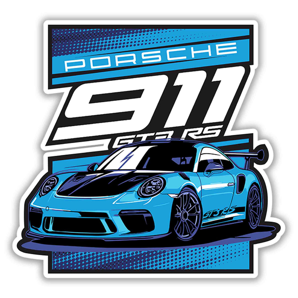 PORSHE - stickyfunk premium stickers