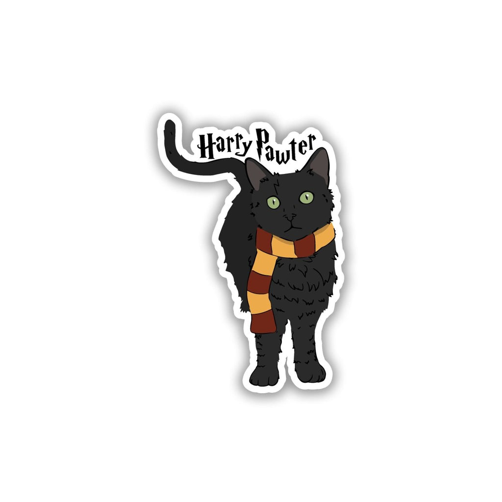 HARRY PAWTER - THE FELINE WIZARD - stickyfunk premium stickers