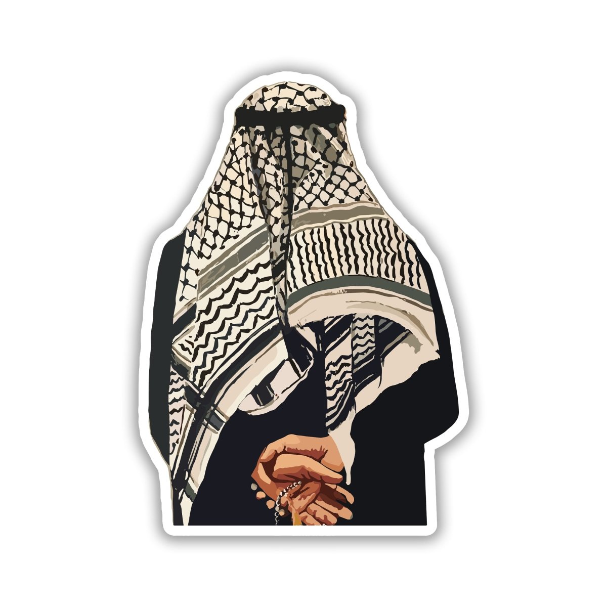 Kuwaiti Man - Arabic Sticker 17 - stickyfunk premium stickers