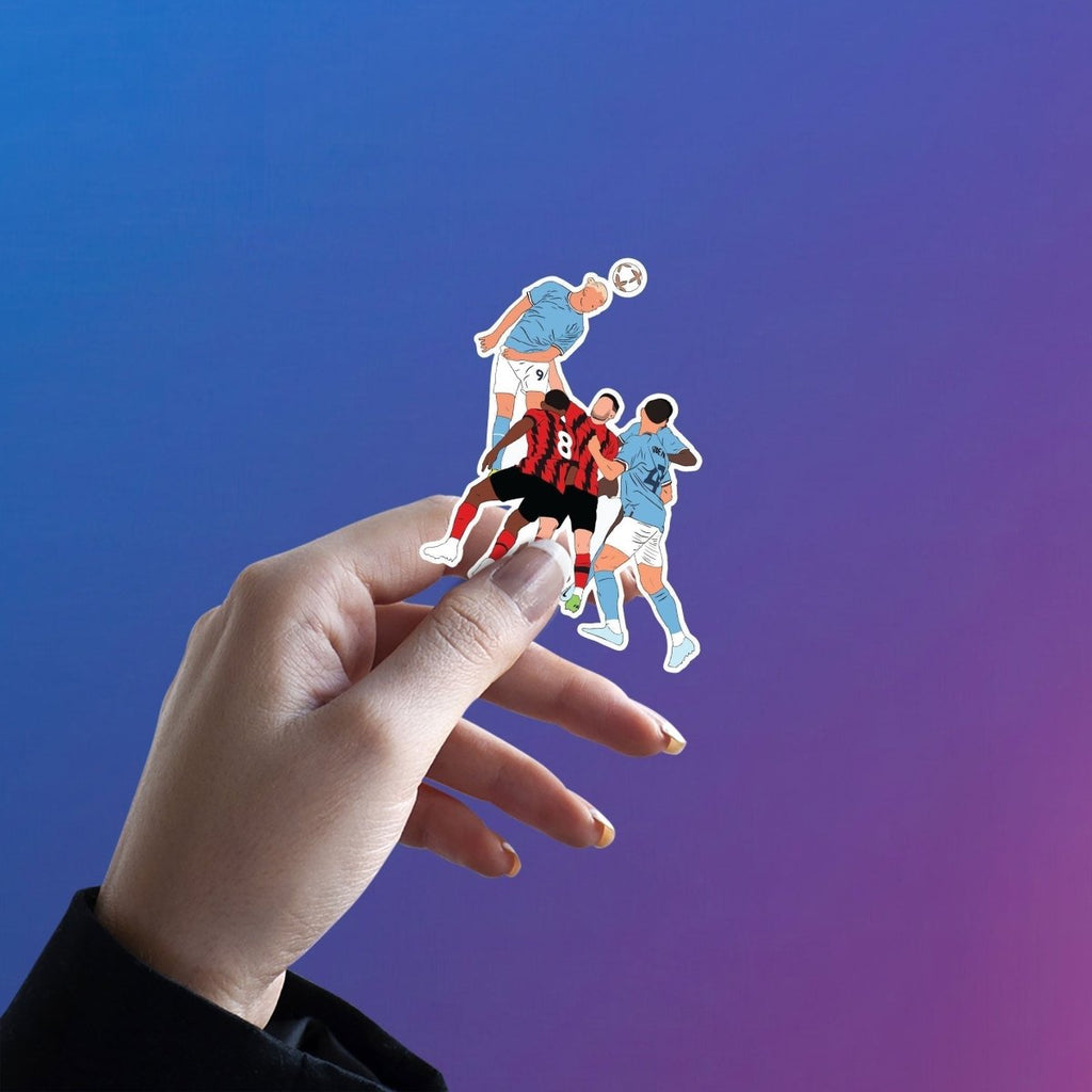 ERLING HAALAND | MANCITY STICKER - 3 - stickyfunk premium stickers