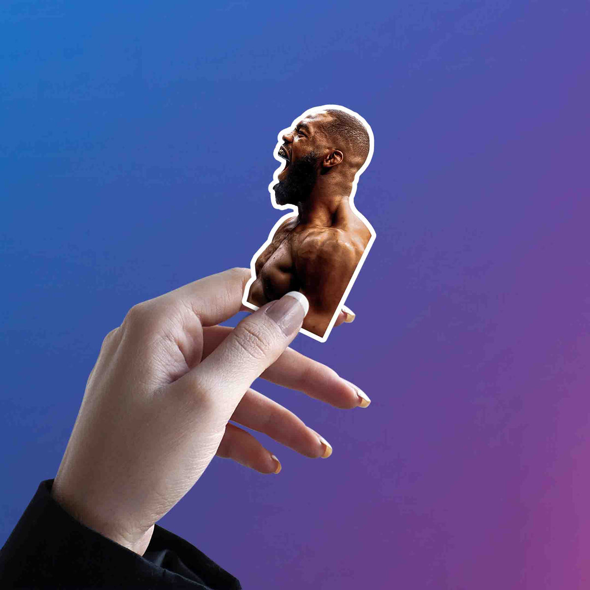 War Cry Profile – Jon Jones Sticker