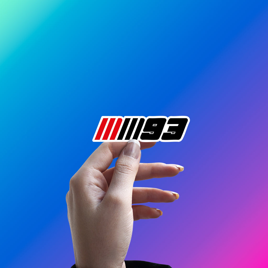 MARC MARQUEZ - OFFICIAL 93 BADGE STICKER