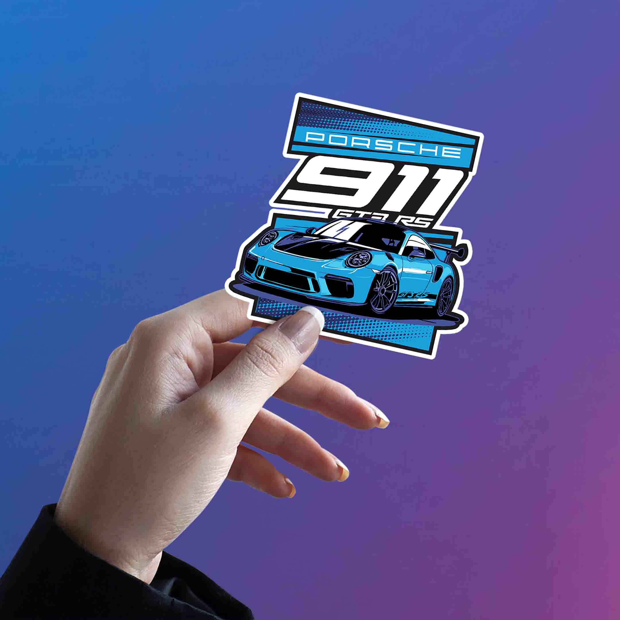 PORSHE - stickyfunk premium stickers