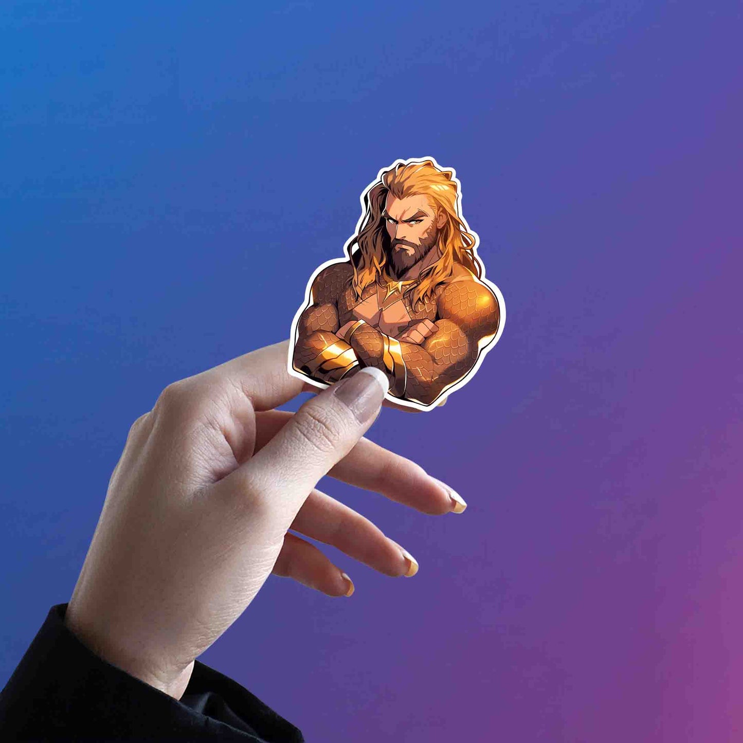 DC COMICS AESTHETIC AQUAMAN STICKER