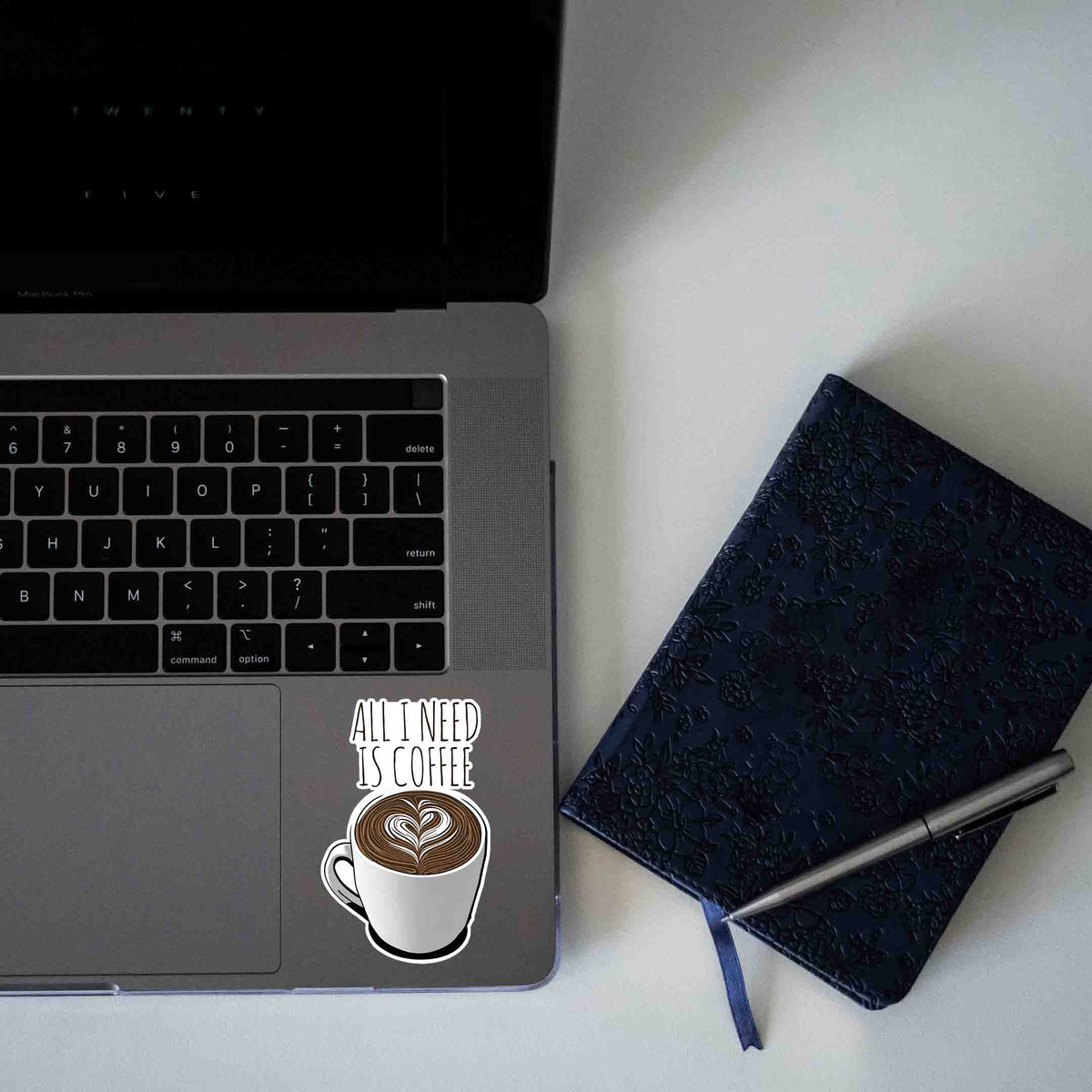 Powered By Coffee Sticker