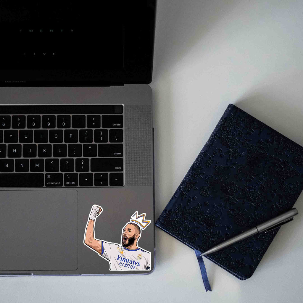 BENZEMA STICKER - 3 - stickyfunk premium stickers