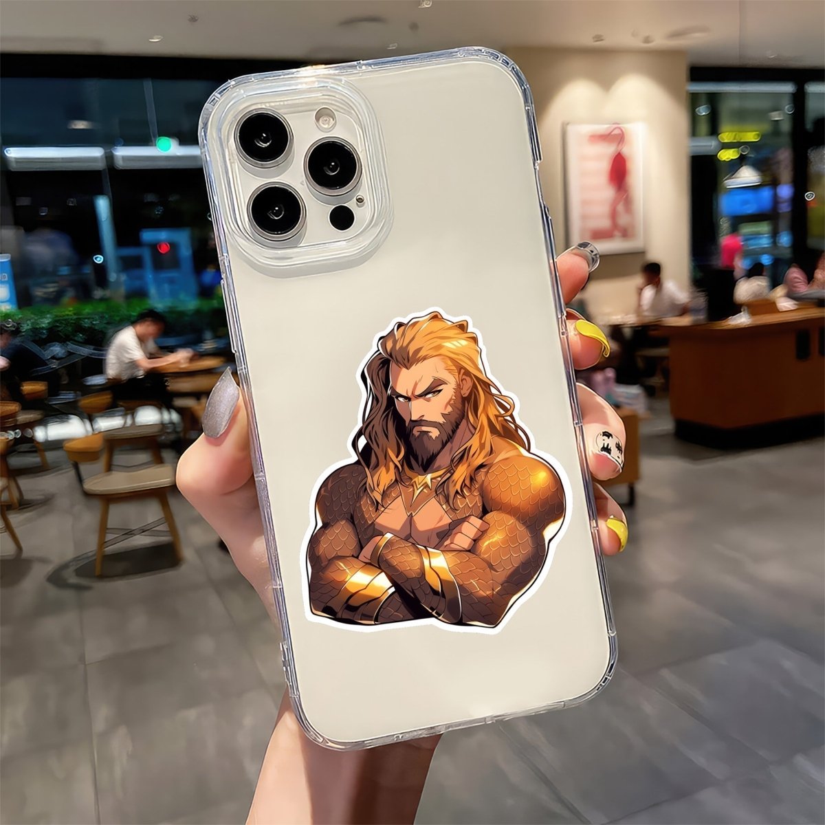 DC COMICS AESTHETIC AQUAMAN STICKER - stickyfunk premium stickers