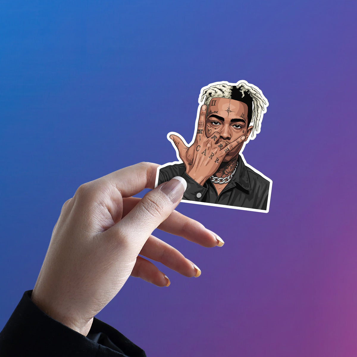 XXXTENTACION - SAD STAR STICKER