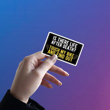 TOUCH MY BIKE. IF YOU HATE LIVING STICKER