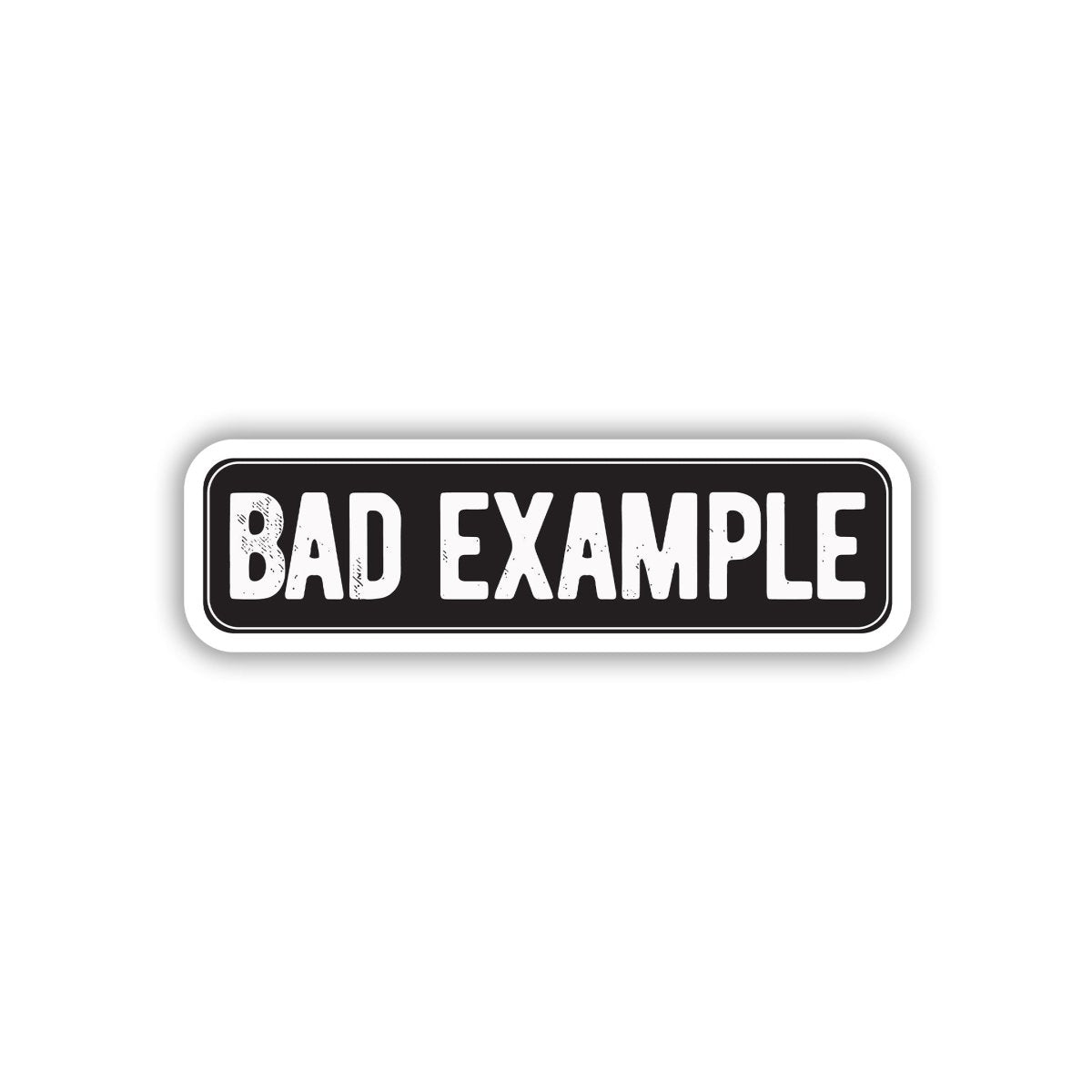 MODEL CITIZEN EXAMPLE STICKER - stickyfunk premium stickers