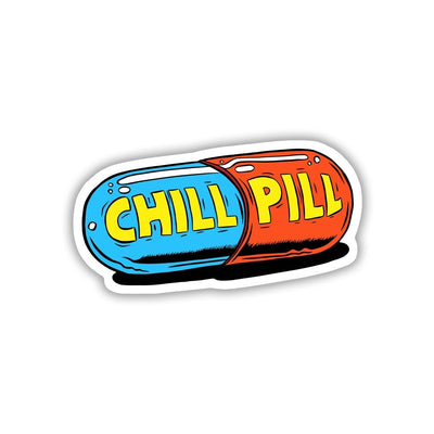 CHILL PILL LO, BAKLOL MAT BANO STICKER