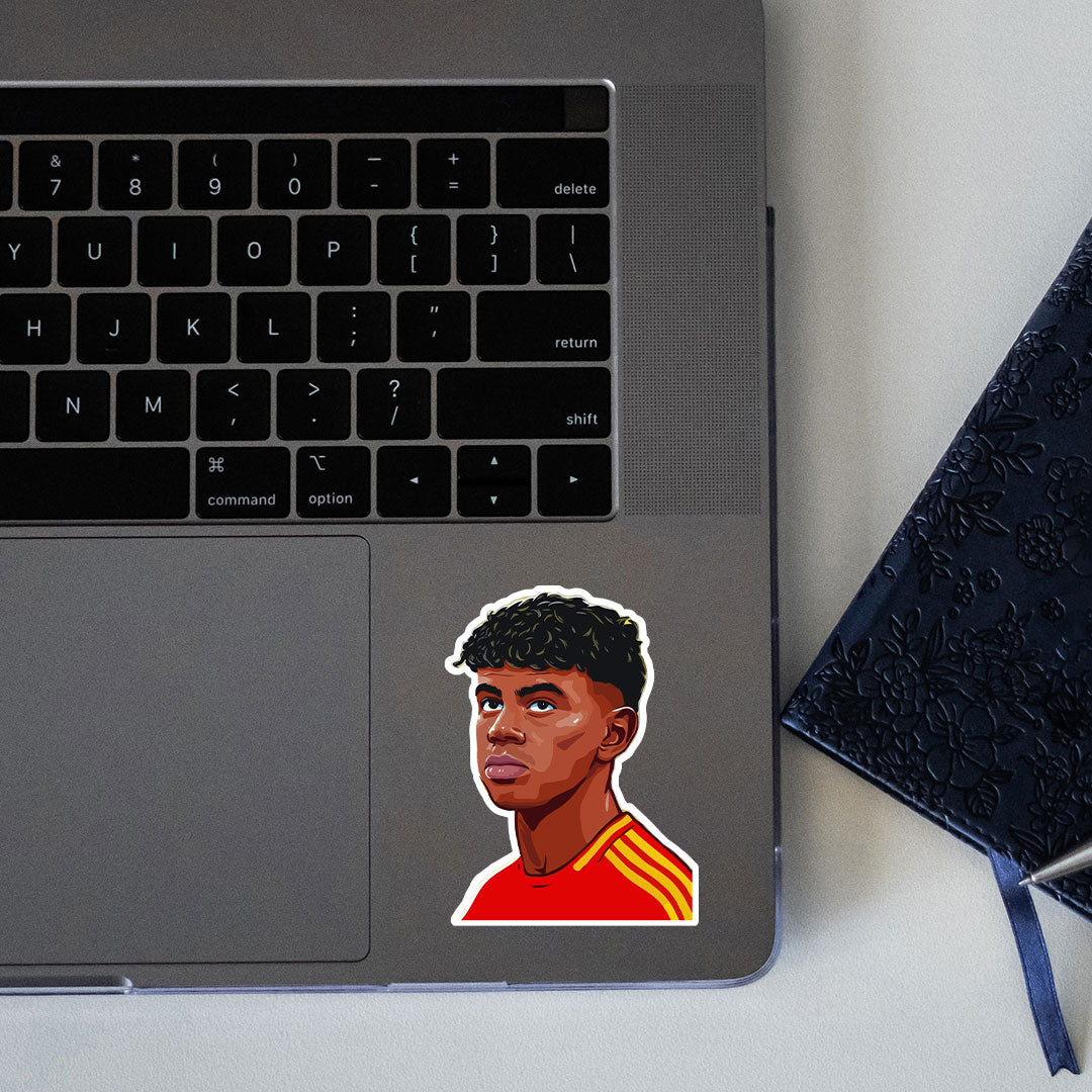 LAMINE YAMAL STICKER - 2 - stickyfunk premium stickers