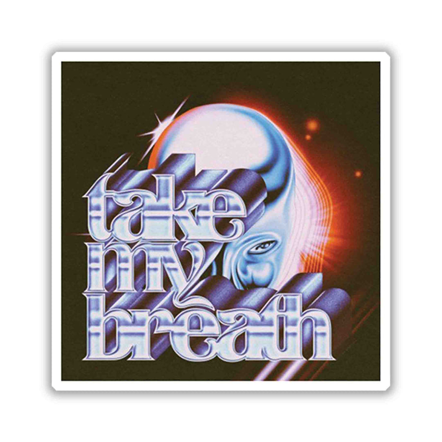 Take My Breath Retro Text – The Weeknd Sticker