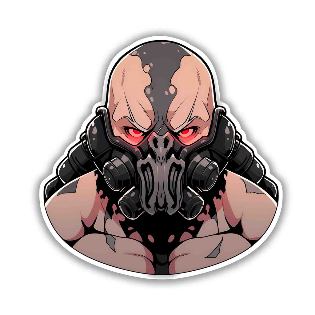 BANE WITH RED EYES STICKER - stickyfunk premium stickers
