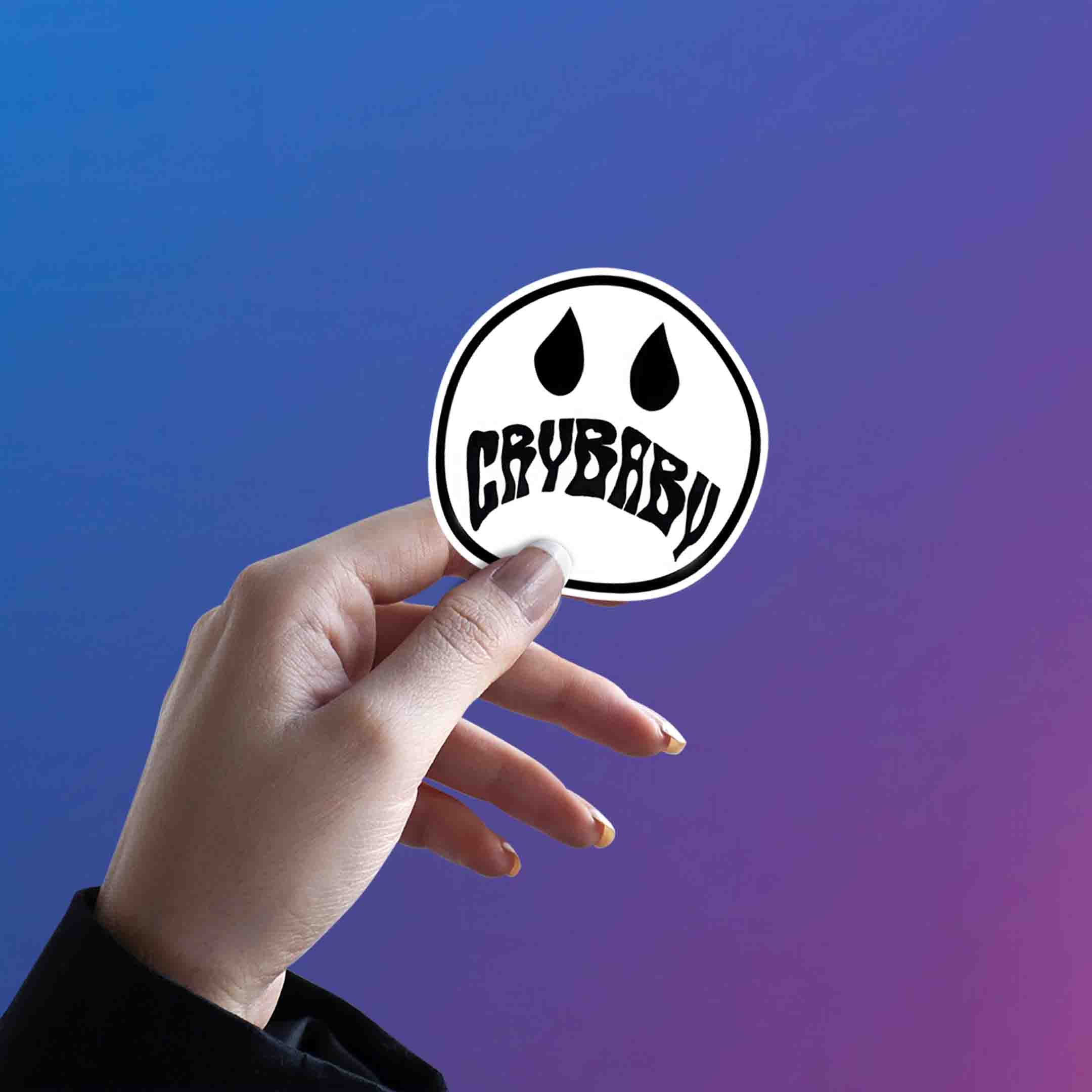 CRY BABY STICKER - stickyfunk premium stickers