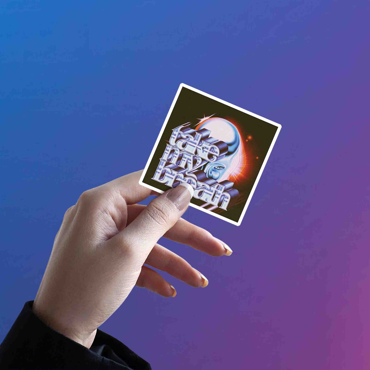 Take My Breath Retro Text – The Weeknd Sticker