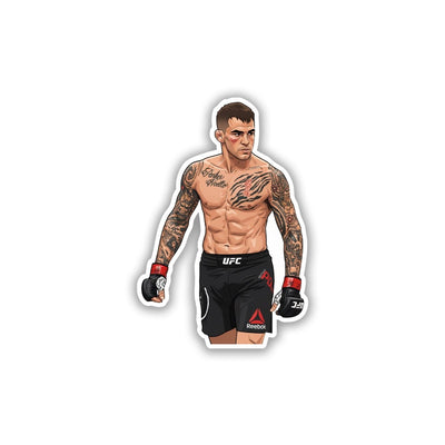 HEART OF A DIAMOND - DUSTIN POIRIER STICKER