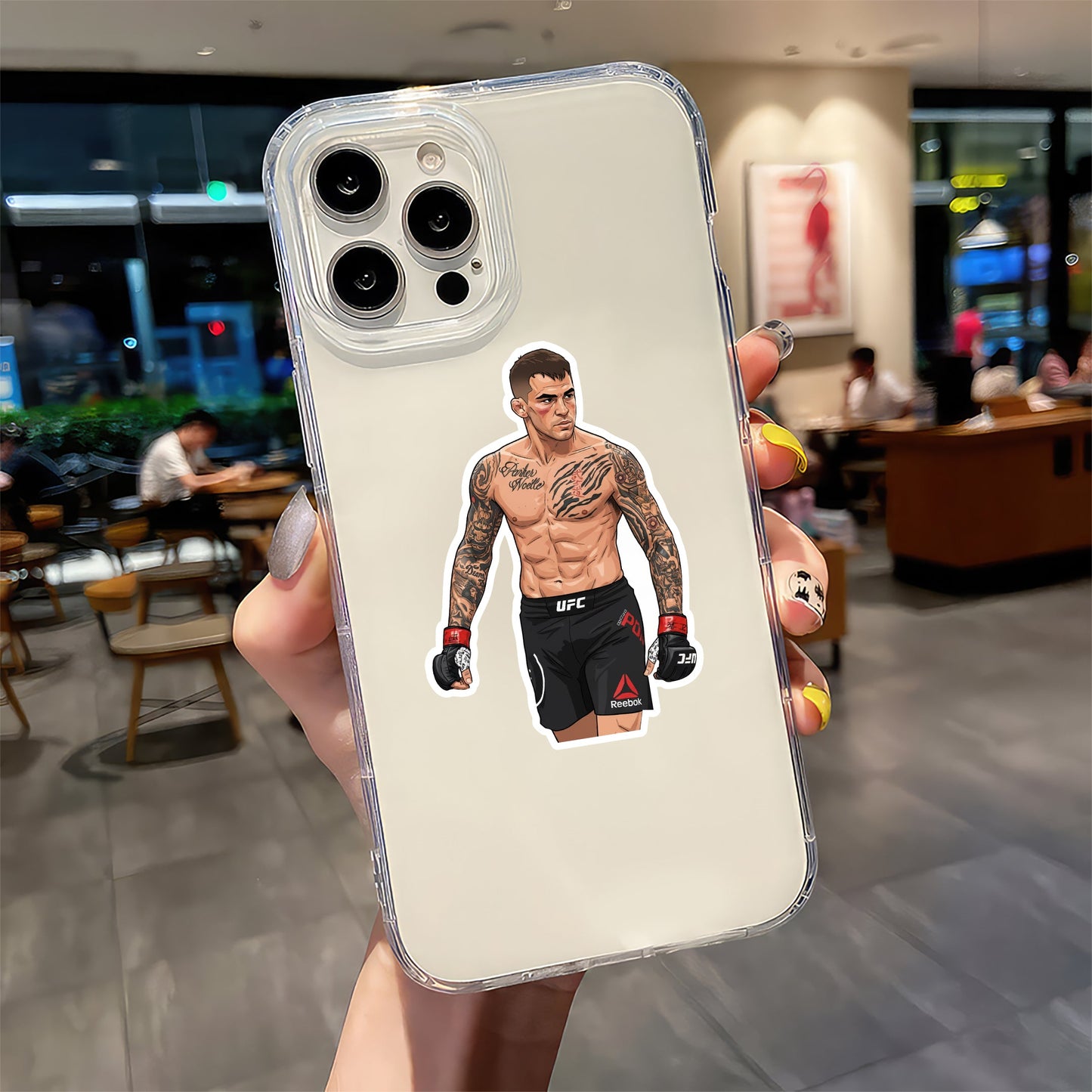 HEART OF A DIAMOND - DUSTIN POIRIER STICKER