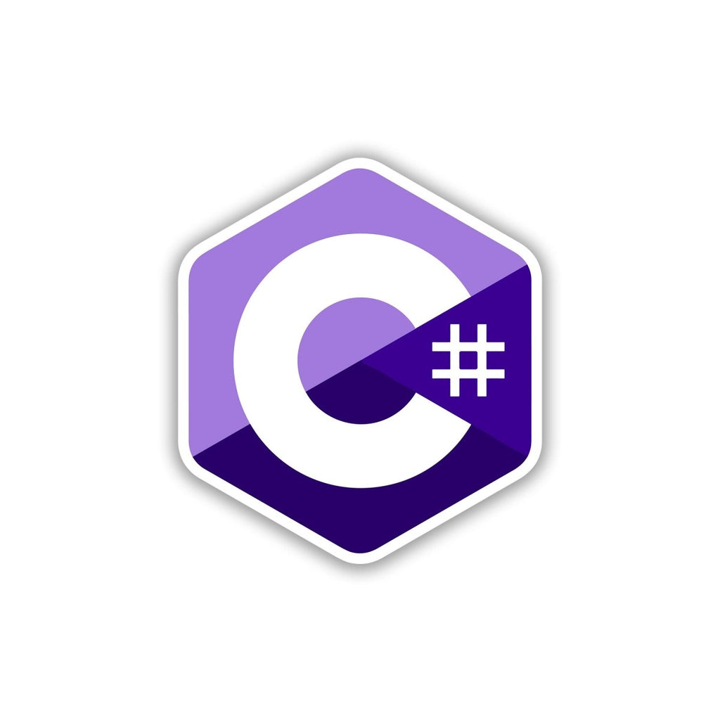 THE .NET DEVELOPER'S BADGE STICKER - stickyfunk premium stickers