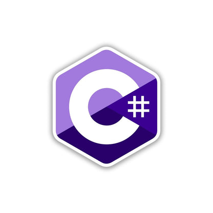 THE .NET DEVELOPER'S BADGE STICKER - stickyfunk premium stickers