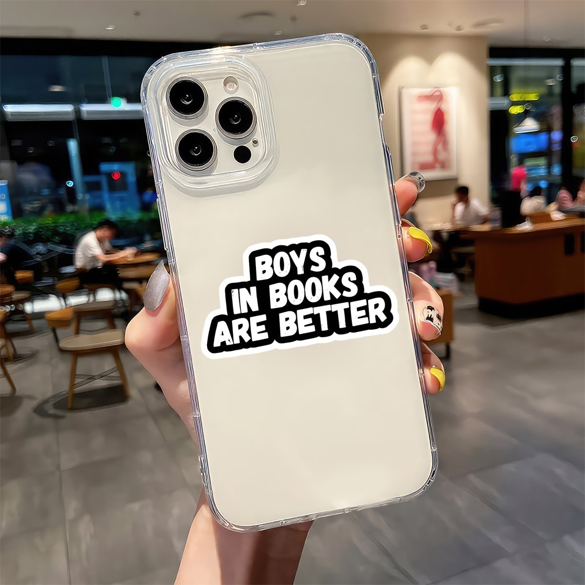 BOOK WALE BOYS ZYADA CUTE STICKER - stickyfunk premium stickers