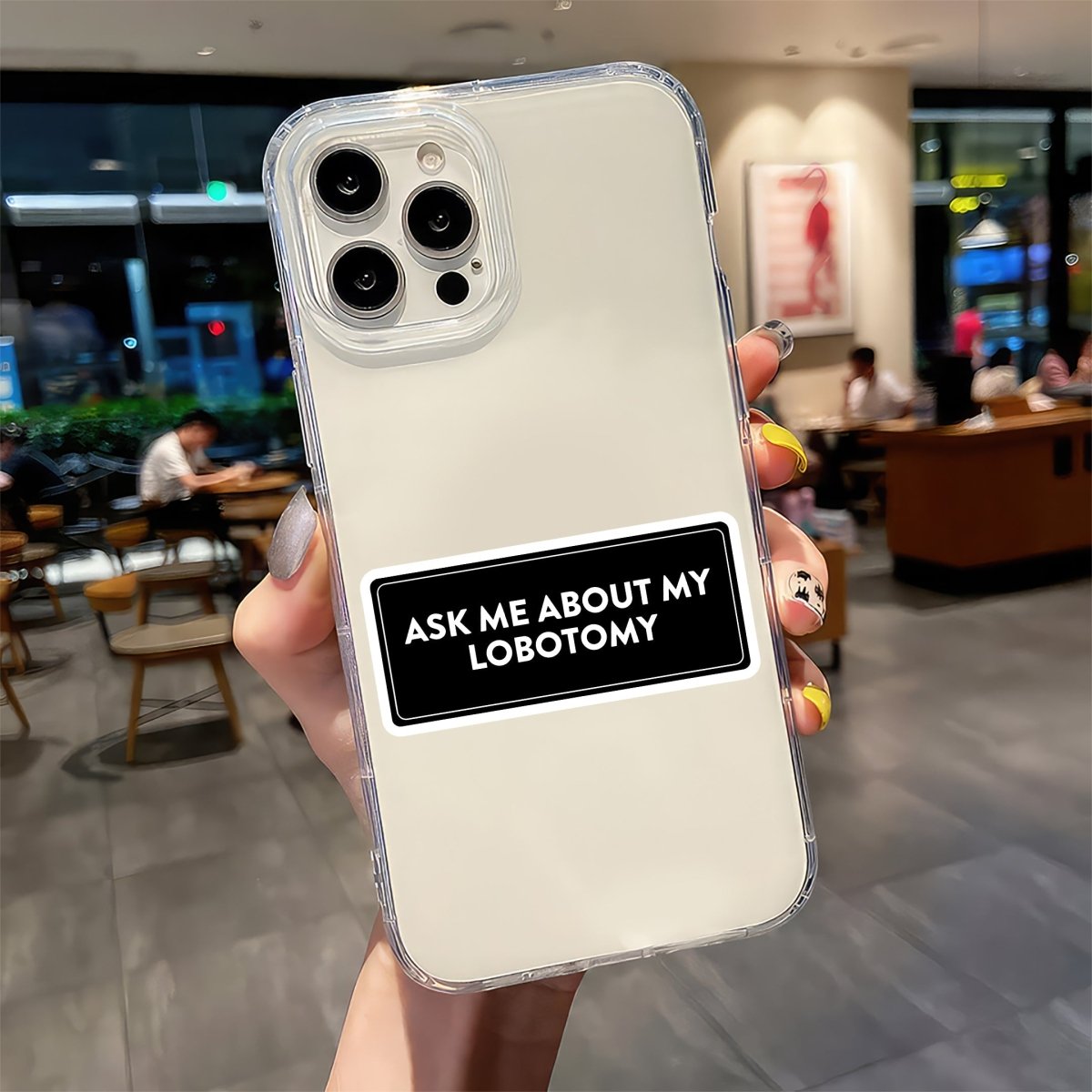 ASK ME ABOUT MY IGNORANCE STICKER - stickyfunk premium stickers