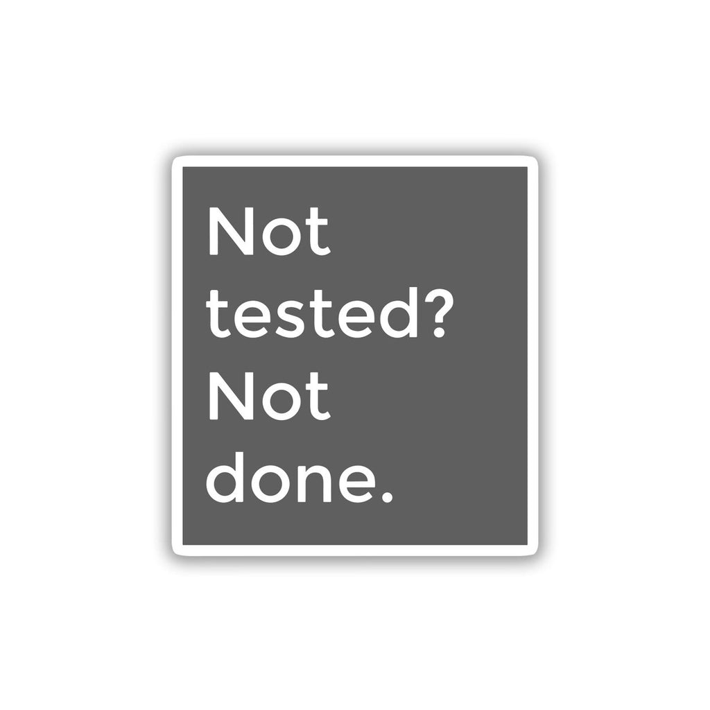 THE QA'S CREED STICKER - stickyfunk premium stickers