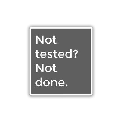 THE QA'S CREED STICKER