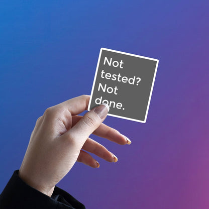 THE QA'S CREED STICKER - stickyfunk premium stickers