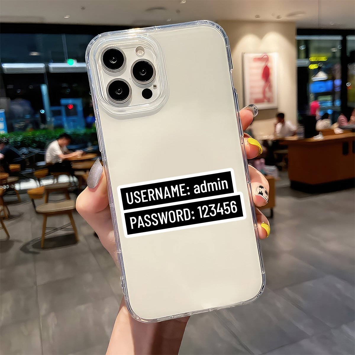 PASSWORD 123456, HACKER KA SAPNA STICKER - stickyfunk premium stickers