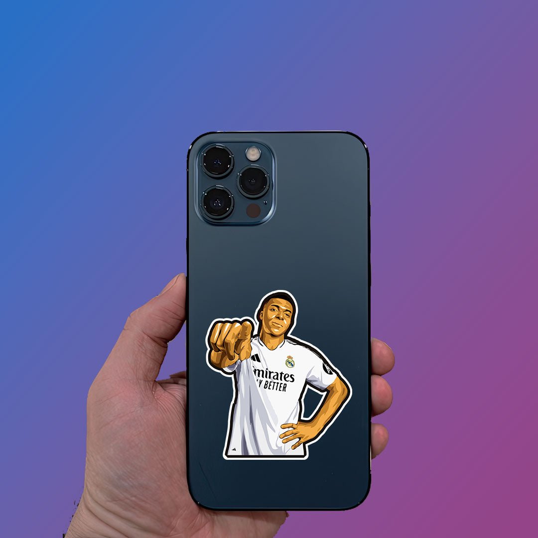 Madrid Lightning Bolt – Kylian Mbappé Sticker