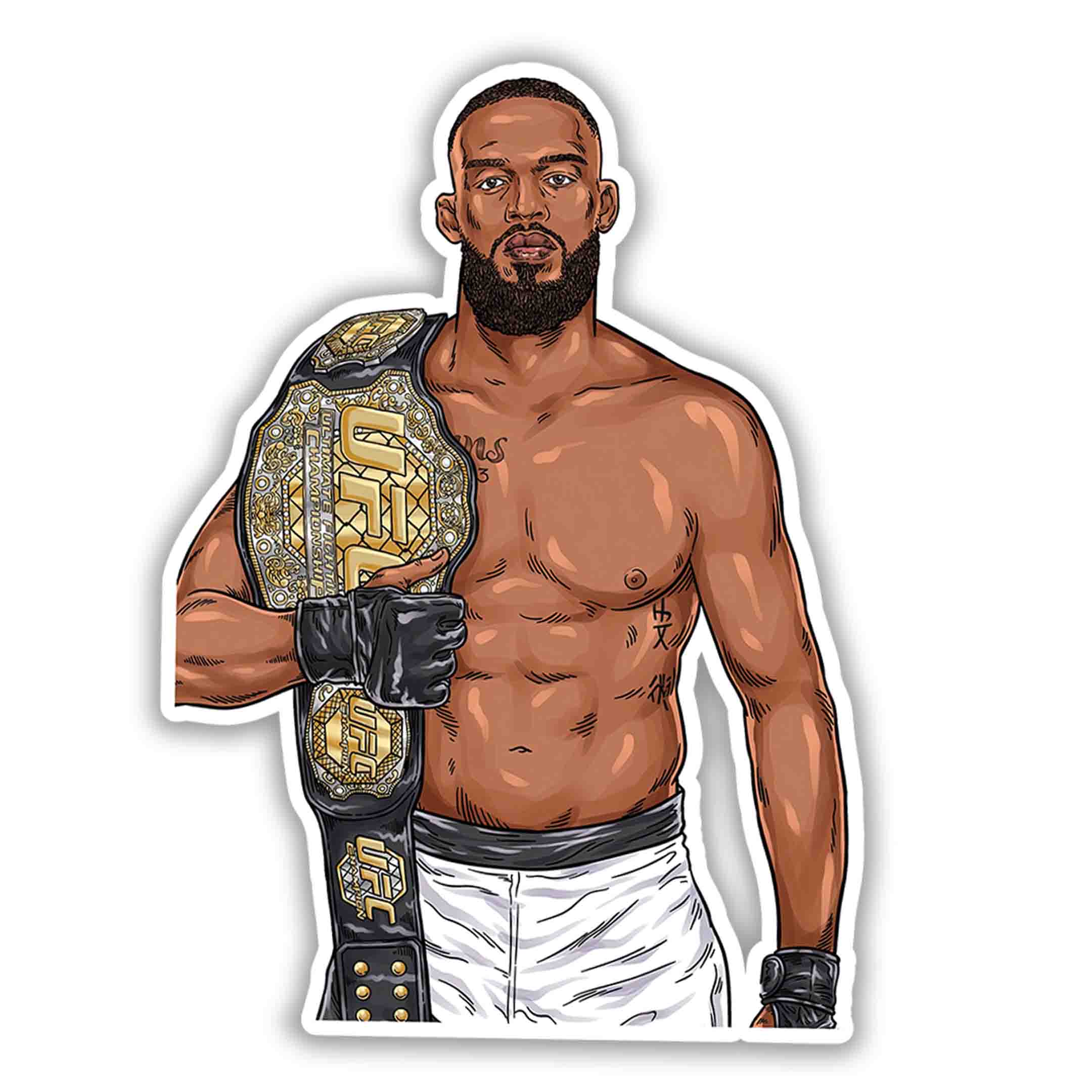 JON JONES - 5 - stickyfunk premium stickers