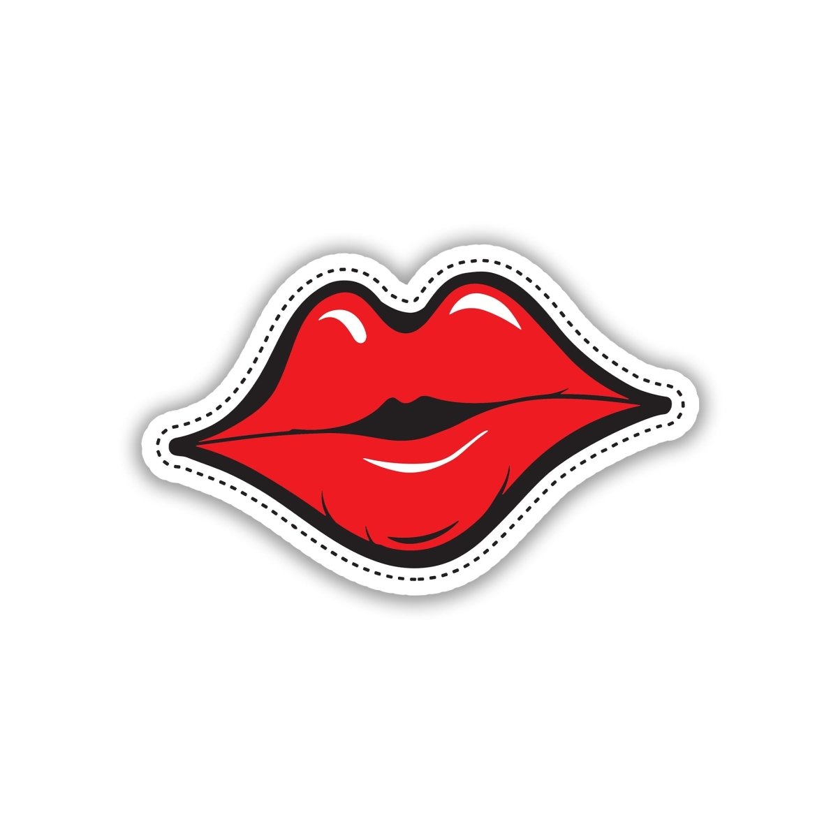 HOT LIPS POP STICKER - stickyfunk premium stickers