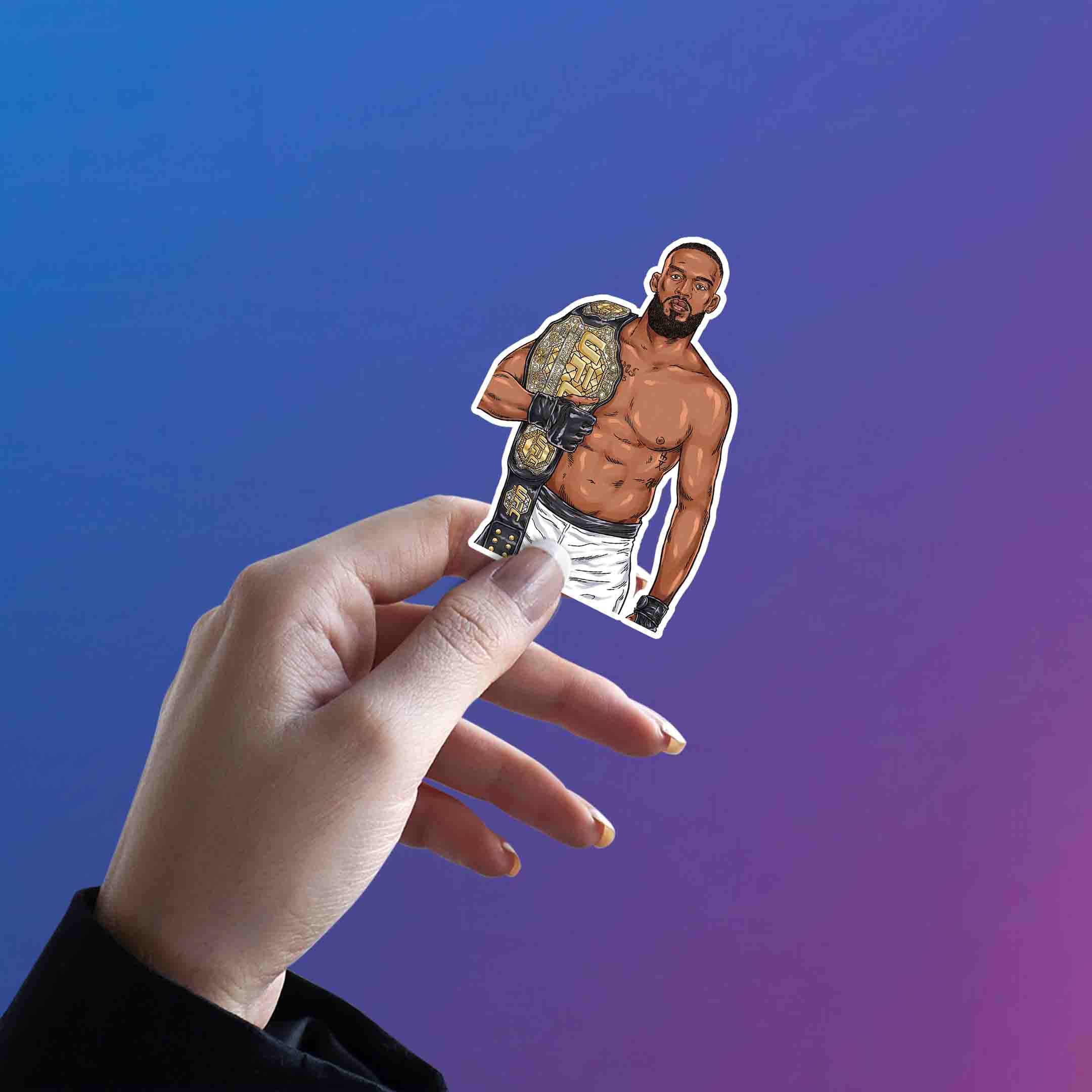 JON JONES - 5 - stickyfunk premium stickers