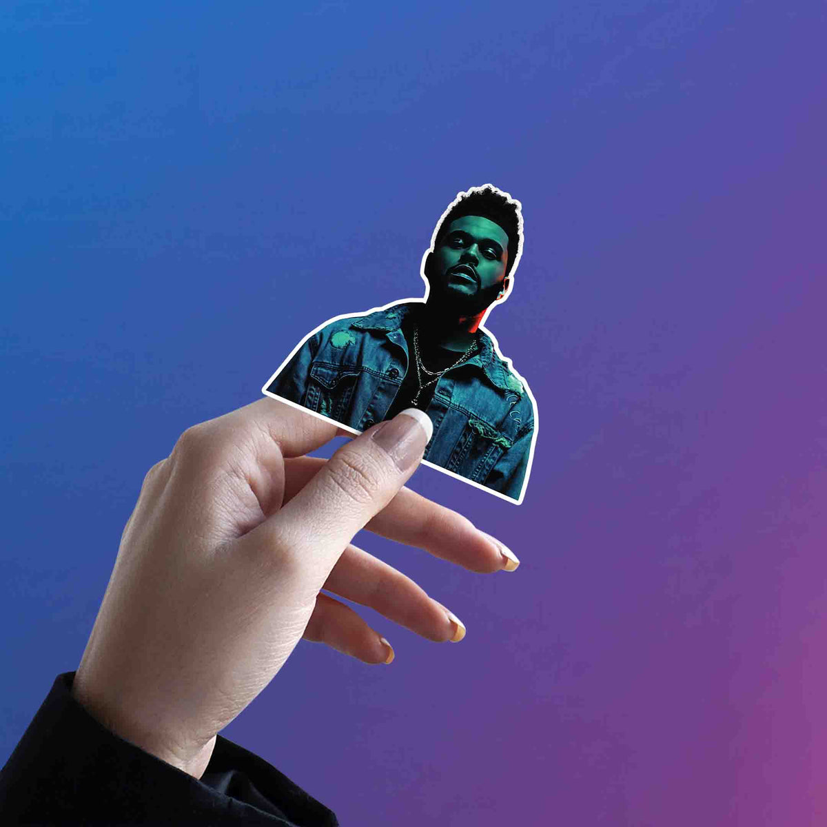 Denim Night Stroll – The Weeknd Sticker