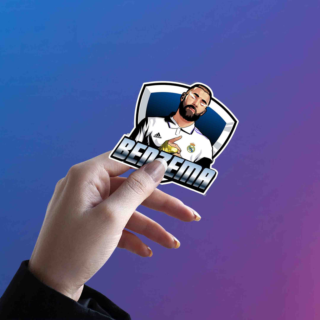 BENZEMA STICKER - 1 - stickyfunk premium stickers