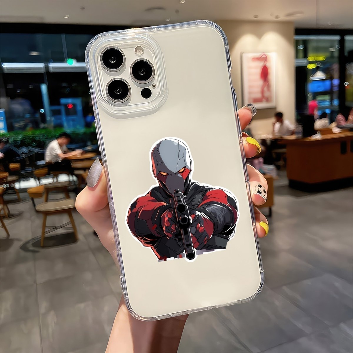 DEADSHOT WITH GUN STICKER